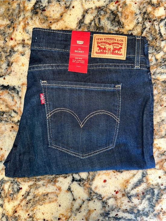 Levi's Denim - Levi's Women’s Jeans 711 Skinny Mid-rise Size 14 W32 L30